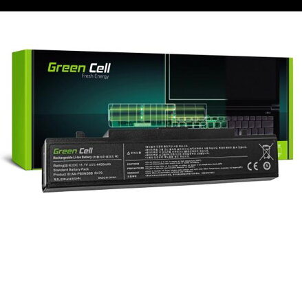 Green Cell baterie pro Samsung R519, R522, R525, R530, R540, R580, Li-Ion, 11.1V, 4400mAh, SA01