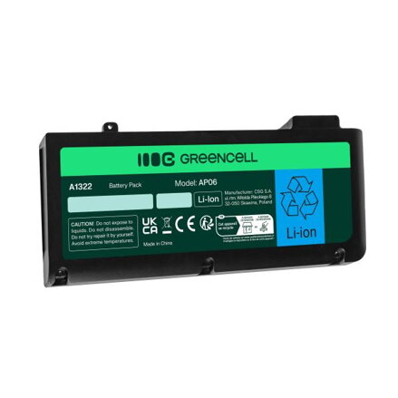Green Cell baterie pro Apple Macbook  13 A1278 (Mid 2009, Mid 2010, Early 2011, Late 2011, Mid 2012) / 11,1V 4400mAh