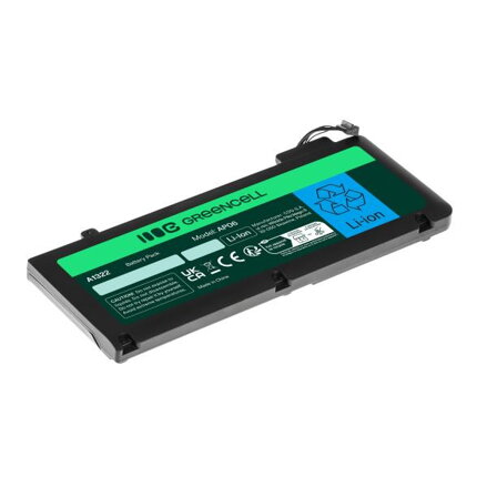 Green Cell baterie pro Apple Macbook  13 A1278 (Mid 2009, Mid 2010, Early 2011, Late 2011, Mid 2012) / 11,1V 4400mAh