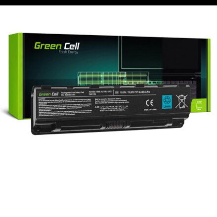 Green Cell baterie pro Toshiba Satellite C50, C50D, C55, C55D, C70, Li-Ion, 11.1V, 4400mAh, TS13V2