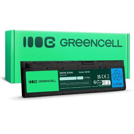Green Cell baterie pro Dell Latitude E7240 E7250 / 11,1V 2600mAh