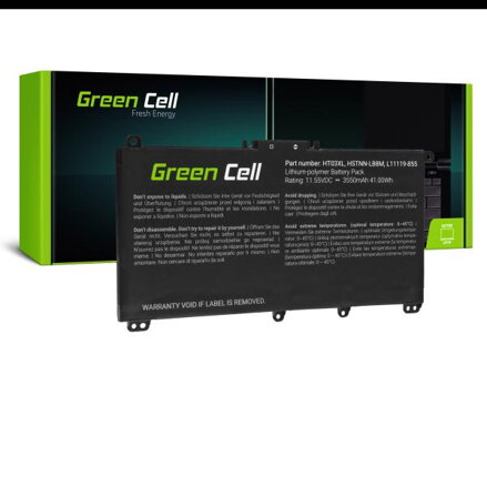 Green Cell baterie pro HP 250 G7 G8, 255 G7 G8, 240 G7 G8, 245, Li-Pol, 11.55V, 3400mAh, HP163