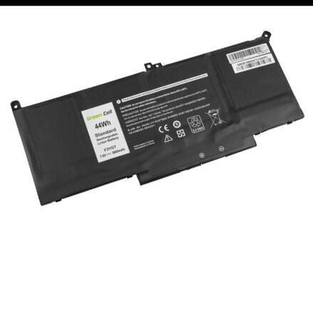 Green Cell baterie F3YGT pro Dell Latitude 7280 7290 7380 7390 7480 7490