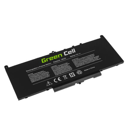 Green Cell baterie pro Dell Latitude E7270, E7470, Li-Pol, 7.6V, 5800mAh, DE135
