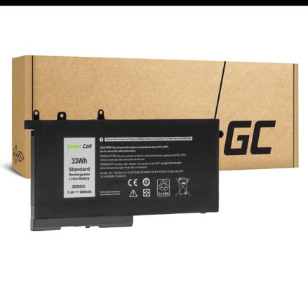 Green Cell baterie 3DDDG 93FTF pro Dell Latitude 5280 5290 5480 5490 5495 5580 5590