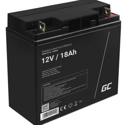 Green Cell VRLA AGM Green Cell 12V, 5.4A, AGM09 18Ah