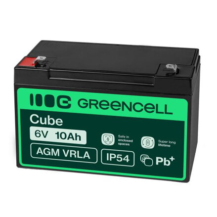Green Cell AGM baterie 6V 10Ah