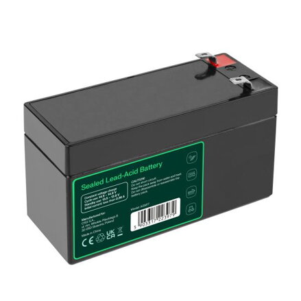 Green Cell AGM baterie 12V 1.2Ah