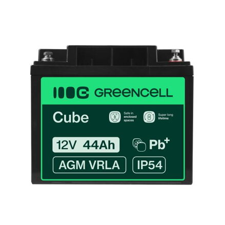 Green Cell AGM baterie 12V 44Ah