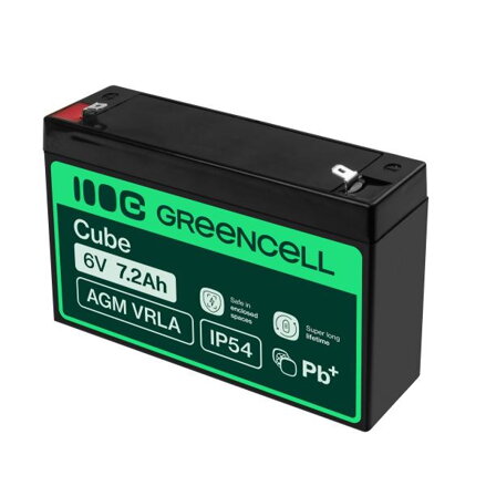 baterie AGM VRLA Green Cell 6V 7.2Ah