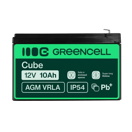Green Cell AGM baterie 12V 10Ah