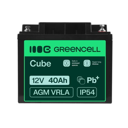 Green Cell AGM baterie 12V 40Ah