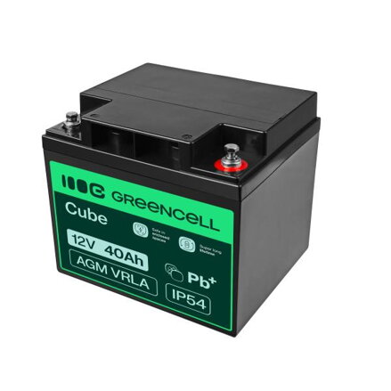 Green Cell AGM baterie 12V 40Ah