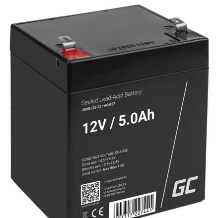 Akumulátor AGM Green Cell 12V 5Ah