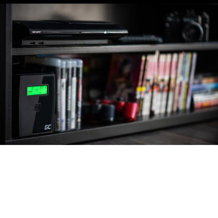 Záložní zdroj Green Cell 1500VA, 900W, 2-6ms
