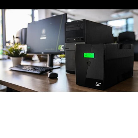 Založní zdroj Green Cell 2000VA, 1200W, 2-6ms