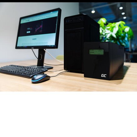 Green Cell ® UPS Microsine 1000VA LCD