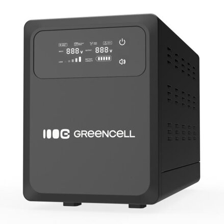 Green Cell Uninterruptible Supply UPS 1500VA 1000W s LCD displej