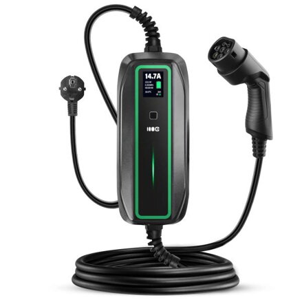 Green Cell GC EV PowerCable 3.6kW Schuko nabíječka Typ 2 pro nabíjení elektrických automobilů a Plug-In hybridů