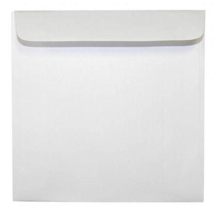 Obálka na 1 ks CD, papír, bílá, s lepicí klopou