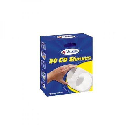 Box na 1 ks CD, papír, bílý, 50-pack