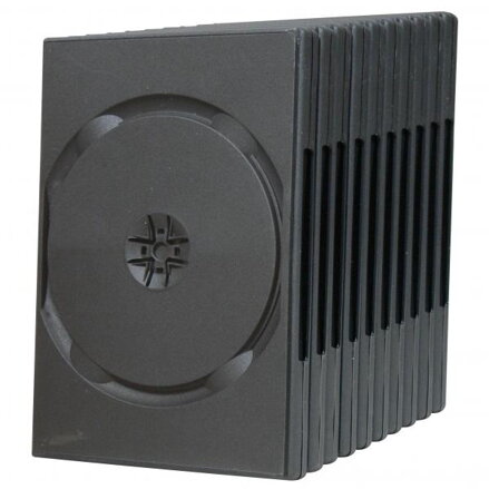 Obal 1DVD 9mm černý - 100-pack