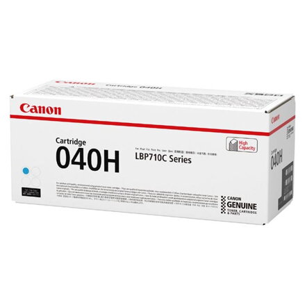Canon originální toner 040H, cyan, 10000str., 0459C001, 0459C002, high capacity, Canon imageCLASS LBP712Cdn,i-SENSYS LBP710Cx, LBP