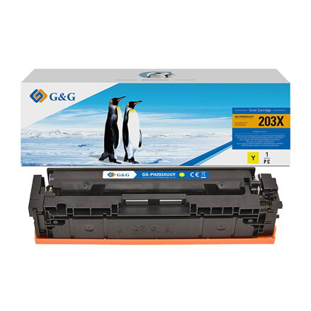 G&G kompatibilní toner s Canon 045HY/054HY, NT-PH203XUUY, yellow, 2200str.