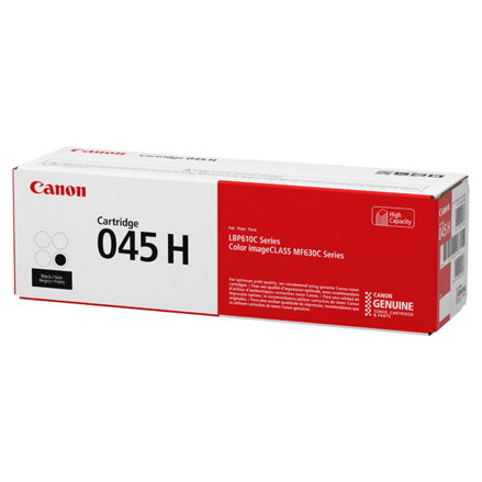 Canon originální toner 045HBK, black, 2800str., 1246C002, high capacity, Canon LBP613Cdw, 611Cn, MFP635Cx, 633Cdw, 631Cn, O