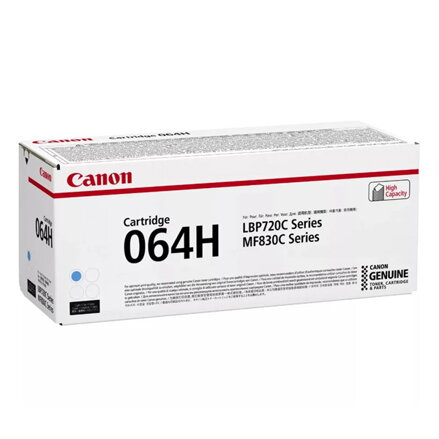 Canon originální toner 064HC, 4936C002, cyan, high capacity