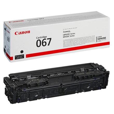 Canon originální toner 067 BK, black, 1350str., 5102C002, Canon LBP631Cdw, LBP633Cdw, MF651Cw, MF655Cdw, MF657Cdw, O