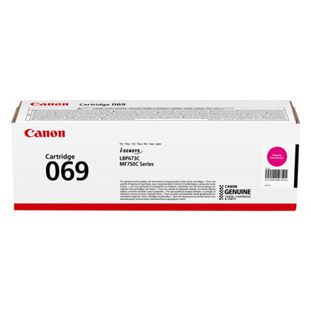 Canon originální toner 069M, magenta, 1900str., 5092C002, Canon MF752Cdw, 754Cdw, LBP673Cdw, O