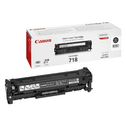 Canon originální toner CRG718, black, 6800str., 2662B005, Canon LBP-7200Cdn, dual pack, 2ks, O