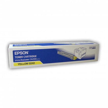 Epson originální toner C13S050242, yellow, 8500str., Epson AcuLaser C4200DN, 4200DNPC5, 4200DNPC6, 4200DTN, O