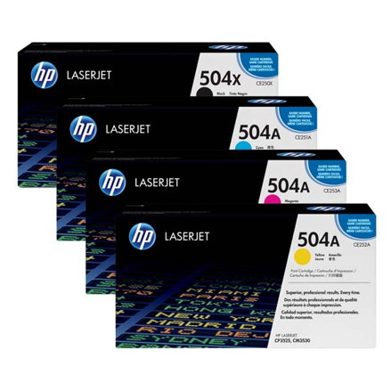 HP originální toner CE253A, HP 504A, magenta, 7000str.
