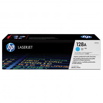 HP originální toner CE321A, cyan, 1300str., HP 128A, HP LaserJet Pro CP1525n, 1525nw, CM1415fn, 1415fnw, O HP originální toner CE321A, cyan, 1300str., HP 128A, HP LaserJet Pro CP1525n, 1525nw, CM1415fn, 1415fnw, O