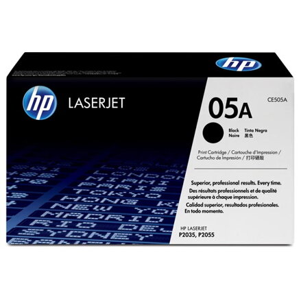 HP originální toner CE505A, black, 2300str., HP 05A, HP LaserJet P2035, 2055, O