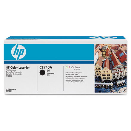 HP originální toner CE740A, HP 307A, black, 7000str., poškozený obal typ B