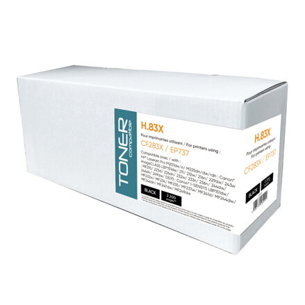 Kompatibilní toner s CF283X, black, 2200str., pro HP LaserJet Pro M201, M225, N