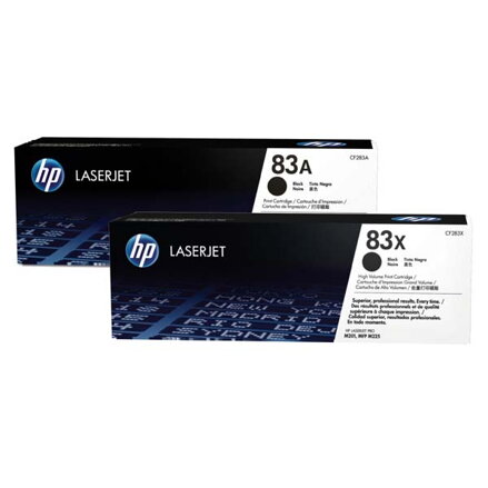 HP originální toner CF283X, black, 2200str., HP 83X, HP LaserJet Pro M201, M225, MFP M225dn, 830g, O