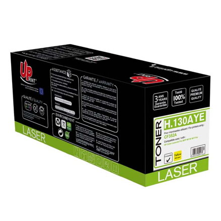 UPrint kompatibilní toner s CF352A, yellow, 1000str., H.130AYE, pro HP Color LaserJet Pro M176n, M177fw, UPrint