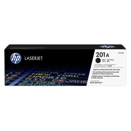 HP originální toner CF400A, black, 1420str., HP 201A, HP Color LaserJet MFP 277, Pro M252, 750g, O
