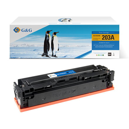G&G kompatibilní toner s CF540A, black, 1400str., NT-PH203BK, HP 203A, pro HP Color LaserJet Pro M254, M280, M281, N