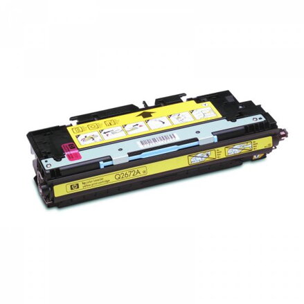 HP originální toner Q2672A, yellow, 4000str., HP 309A, HP Color LaserJet 3500, N, 3550, N, DN, DTN, O