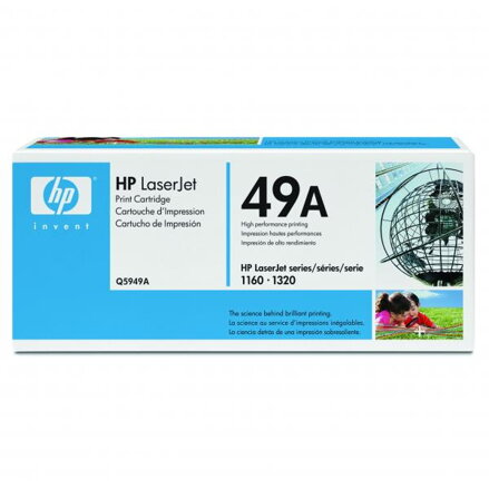 HP originální toner Q5949A, black, 2500str., HP 49A, HP LaserJet 1160, 1320, 3390, 3392, O