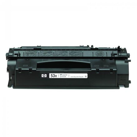 HP originální toner Q7553X, black, 7000str., HP 53X, HP LaserJet P2010, P2015, O