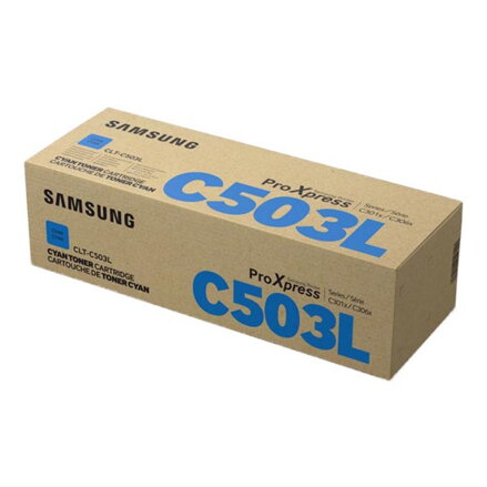 HP originální toner SU014A, CLT-C503L, cyan, 5000str., C503L, high capacity, Samsung ProXpress C3060FR, C3010ND, O
