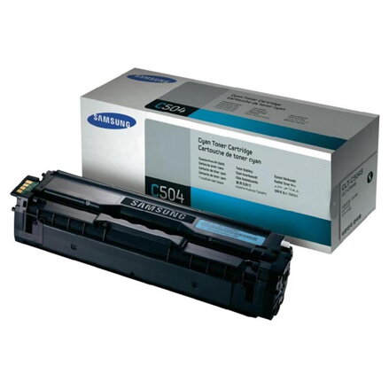 HP originální toner SU025A, CLT-C504S, cyan, 1800str., C504S, Samsung CLP-415, CLX-4195, MultiXpress SL-C1453, C1454, Xp, O