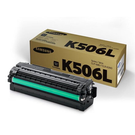 HP originální toner SU171A, CLT-K506L, black, 6000str., 506L, high capacity, Samsung CLP-680DW, CLP-680ND, CLX-6260FR,  6260FW,  6