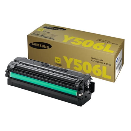 HP originální toner SU515A, CLT-Y506L, yellow, 3500str., Y506S, high capacity, Samsung O